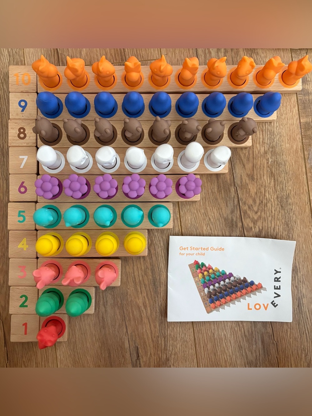 Lovevery Montessori Counting Toy